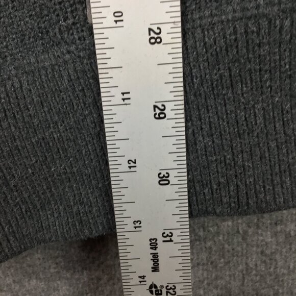 Y2K Eddie Bauer Quarter Zip Striped Pullover Sz XXL Ribbed Cotton Unisex - Picture 5 of 8